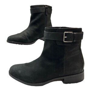 Cole Haan Womens 10B‎ Hastings W00224 Black Waterproof Leather Ankle Booties